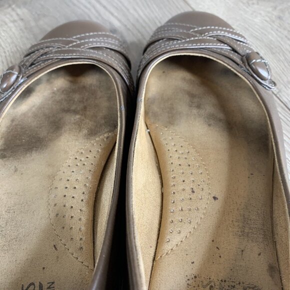 Cliffs by White Mountain Women Size 7.5M Slip-On Brown C17294Z Harriet Shoes - Picture 11 of 12